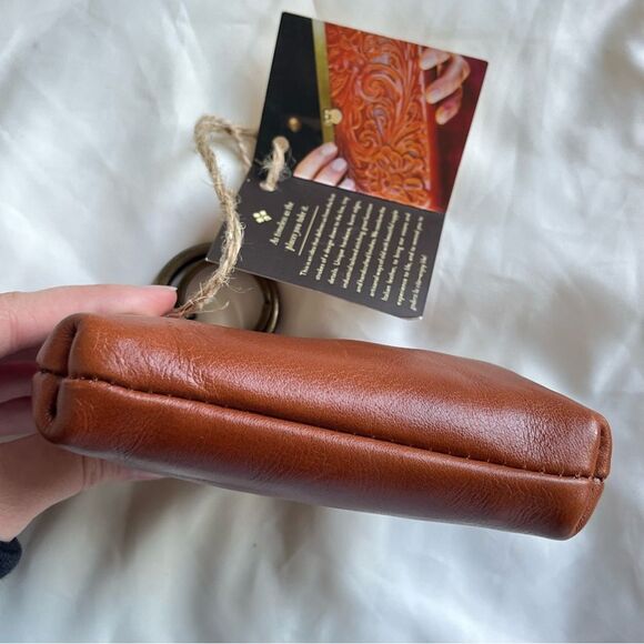 NWT | PATRICIA NASH British Tan Kisslock Coin Card Holder Pouch - Picture 8 of 9